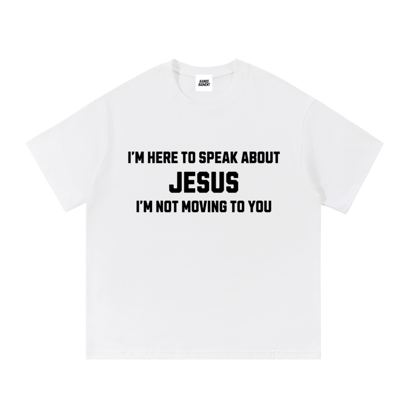 I'm Not Moving To You OG Tee - White