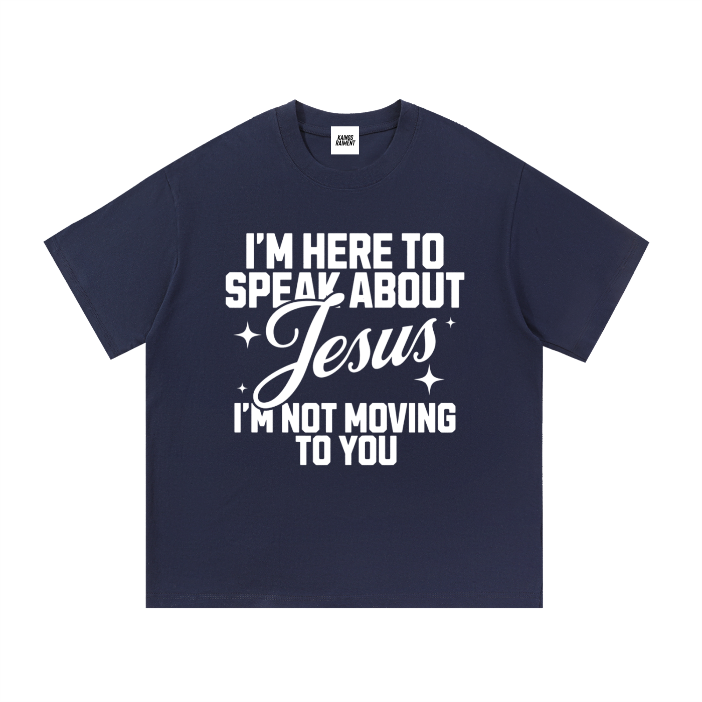 I'm Not Moving To You Tee - Navy